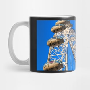 Closeup Of Capsules attached To London Eye and an airplane Mug